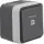 Hager WNC016 Kontroll-Wechselschalter Heizung AP W.1 Grau