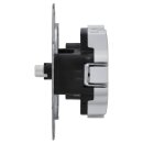 Hager WDE387603 Drehschalter Aus/Wechsel Unterputz Serie 1930 / Glas / R.classic,