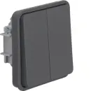 Hager WNA040 Doppel-Wechselschaltereinsatz m Wi W.1 Grau