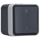 Hager WNC008 Ausschalter 2pol Druck 0 u 1 AP W.1 Grau