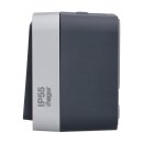 Hager WNC008 Ausschalter 2pol Druck 0 u 1 AP W.1 Grau
