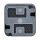 Hager WNC008 Ausschalter 2pol Druck 0 u 1 AP W.1 Grau