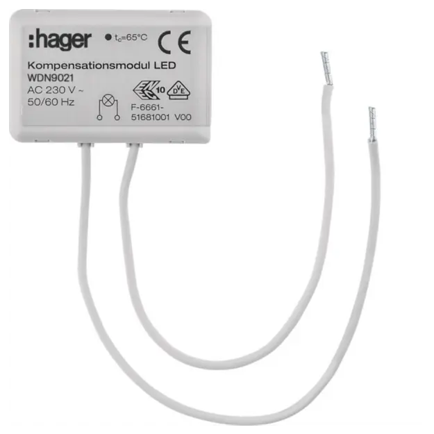 Hager WDN9021 Kompensationsmodul LED zur Opti Dimmer