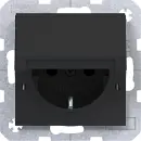 Hager WAS1212BM Steckdose SCHUKO mit Klappdeckel und...