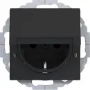 Hager WAS1213BM Steckdose SCHUKO mit Klappdeckel und...