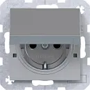 Hager WAS1212TA Steckdose SCHUKO mit Klappdeckel und...