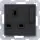 Hager WAS6200BM Steckdose SCHUKO Ax/Cx Schwarz matt