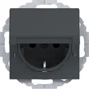 Hager WAS1213AT Steckdose SCHUKO mit Klappdeckel und...