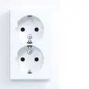 Hager WAS2175WM D-STD SCHUKO Abdeckplatte SK A.1...