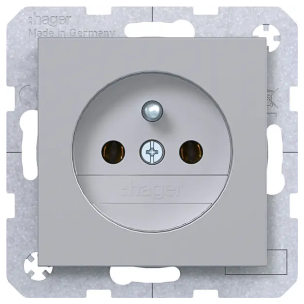 Hager WAS1500TA Steckdose SCHUKO Ax/Cx Titan mt lack