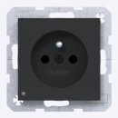 Hager WAS1862BM STD SKT LED-O.Li mit erhöhtem Berührungsschutz SLKL Ax/Cx Schwarz matt