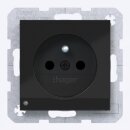 Hager WAS1862BG STD SKT LED-O.Li mit erhöhtem Berührungsschutz SLKL Ax/Cx Schwarz glänzend