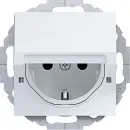 Hager WAS1213WM Steckdose SCHUKO mit Klappdeckel mit...