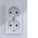 Hager WAS2177TA D-STD SCHUKO Abdeckplatte A.8 Titan