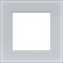 Hager WAD8120GWM LED-Rahmen 1fach A.8 Glas...