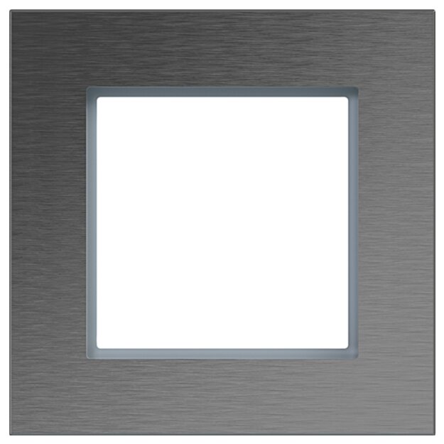 Hager WAD8120ES LED-Rahmen 1-fach A.8 Edelstahl