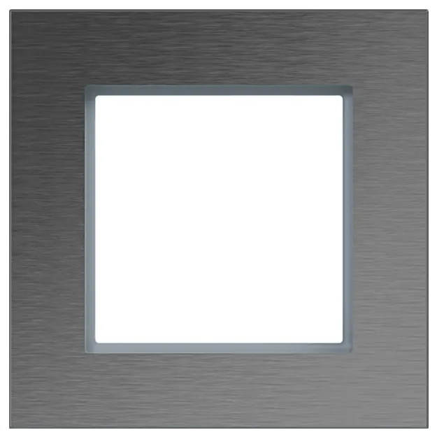 Hager WAD8120ES LED-Rahmen 1-fach A.8 Edelstahl