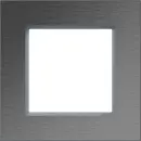 Hager WAD8120ES LED-Rahmen 1-fach A.8 Edelstahl