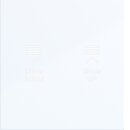Hager WAK7211WG Aufsatz KNX Tastsensor 1f Bel A.x/C.x Lichtweiß