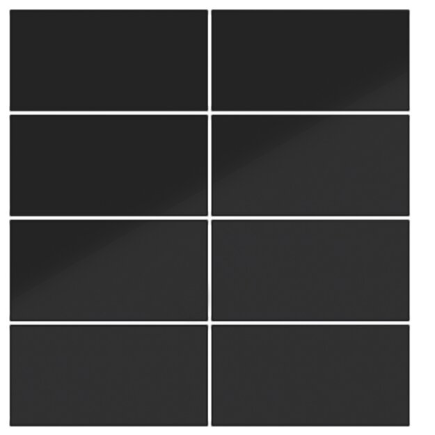 Hager WAK7018BG Aufsatz KNX Tastsensor 8f A.x/C.x Schwarz glänzend