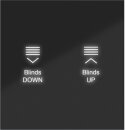 Hager WAK7211BG Aufsatz KNX Tastsensor 1-fach Bel A.x/C.x Schwarz glänzend