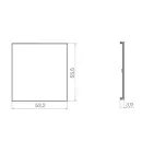 Hager WAK7211AT Aufsatz KNX Tastsensor 1f Bel A.x/C.x...
