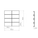 Hager WAK7218TA Aufsatz KNX Tastsensor 8f Bel A.x/C.x