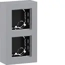 Hager WAD8211TA Gehäuse 2-fach flach AP A.8 Titan