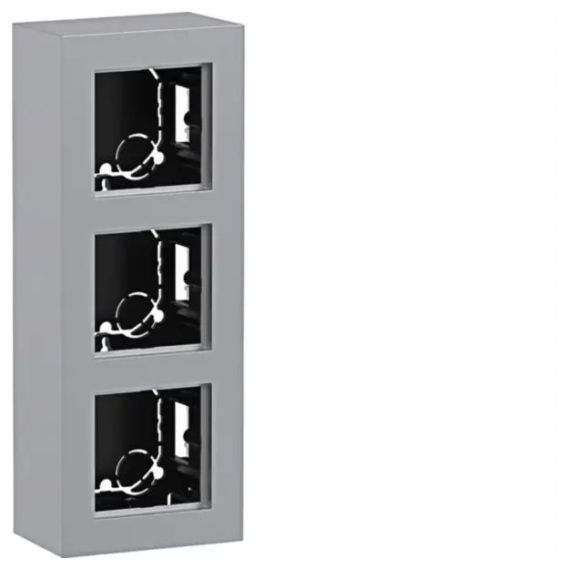 Hager WAD8310TA Gehäuse 3-fach hoch AP A.8 Titan