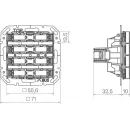 Hager WAK1018 Tantsensor Einsatz UP KNX Secure 8f A.x/C.x