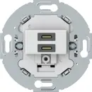 Hager WTS4155WM USB-Ladsteckdose UP C+C PD20W rund...
