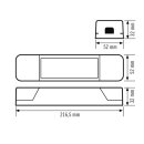 Esylux APC ETHERNET LINK Ermöglicht Interaktion zwischen mehreren DALI-Linien und eine zentrale Übersteuerung Bis zu 16 DALI-Linien können miteinander verknüpft werden EP10427695