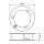 Esylux COMPACT MINI MOUNTING SET 8/12 Deckeneinbauset COMPACT MINI mit Federklammern und Klemmring 8 m und 12 m EP10426223