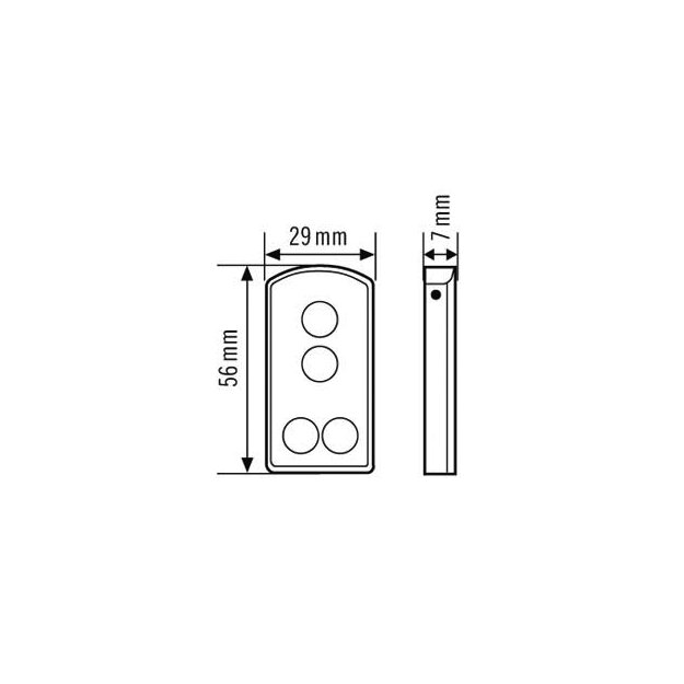 Esylux KNXs REMOTE CONTROL INTEGRATOR IR-Fernbedienung für alle ESYLUX KNXs Melder zur schnellen und sicheren Inbetriebnahme durch den Systemintegrator EP10429101