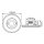 Esylux PD-FLAT 360i/10 DT KNXs ROUND WH Deckeneinbau-Präsenzmelder Reichweite Ø 10 m KNX secure fernbedienbar Bis zu 4 Lichtkanäle Bis zu 3 separate Schaltkanäle 2 Logikmodule Weiß EP10451836