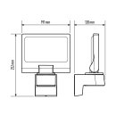 Esylux SUNJA FL TR 4300 827/840 AN LED-Strahler mit...