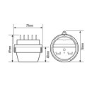 Esylux SUNJA MD 240° 24 IR 1C IP65 WH Bewegungsmelder...