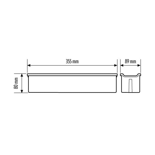 Esylux SLA DIFFUSOR Ersatzdiffusor für Serie SLA mit LiFePO4 Akku inklusive Piktogramm-Satz Weiß EN00032813