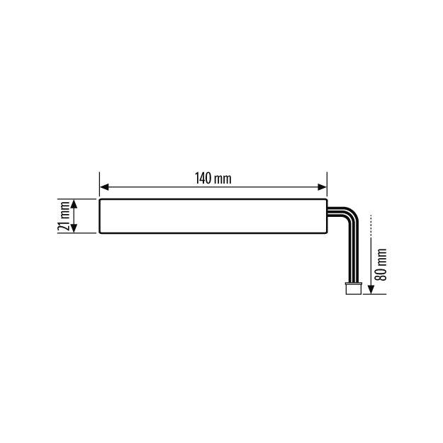 Esylux EM-SET BATTERY Li-Ion 5000mAh Li-Ion-Batterie (3,6 V / 5000 mAh) für Notlichtmodul EM-SET Li-Ion 5000 mAh 3h EN00080210