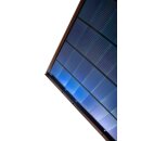 Solar Fabrik Mono S4 Halfcut Chroma Orange, Monokristallines Doppelglas-Photovoltaik-Modul 400W, rot-brauner Rahmen, bifaziale Halbzellen