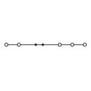 Wago 2001-1503 5-Leiter-Durchgangsklemme 1,5 mm² für Anwendungen Ex e II geeignet Rot