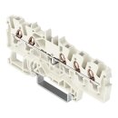 Wago 2001-1509 5-Leiter-Durchgangsklemme 1,5 mm² für Anwendungen Ex e II geeignet Lichtgrau