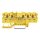 Wago 2201-1506 5-Leiter-Durchgangsklemme mit Drücker 1,5 mm² Gelb