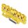 Wago 2201-1506 5-Leiter-Durchgangsklemme mit Drücker 1,5 mm² Gelb