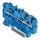 Wago 2202-1304 3-Leiter-Durchgangsklemme mit Drücker 2,5 mm² Blau