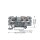 Wago 2204-1301 3-Leiter-Durchgangsklemme mit Drücker 4 mm² Grau