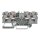 Wago 2204-1401 4-Leiter-Durchgangsklemme mit Drücker 4 mm² Grau