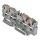 Wago 2204-1401 4-Leiter-Durchgangsklemme mit Drücker 4 mm² Grau