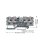 Wago 2204-1401 4-Leiter-Durchgangsklemme mit Drücker 4 mm² Grau