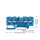 Wago 2204-1404 4-Leiter-Durchgangsklemme mit Drücker 4 mm² Blau